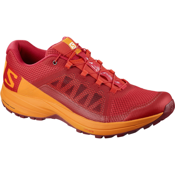 SALOMON XA ELEVATE Philippines - Men's Trail Running Shoes - Red/Orange | 014985-GRE